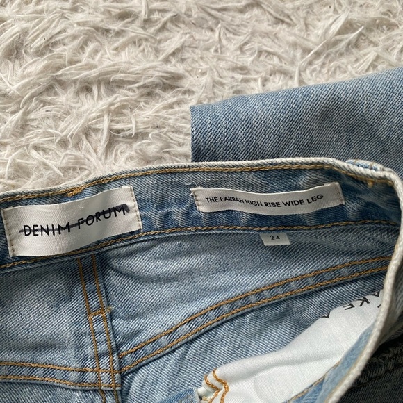 Aritzia Denim Forum The Farrah High Rise Wide Leg Jean - Picture 6 of 9